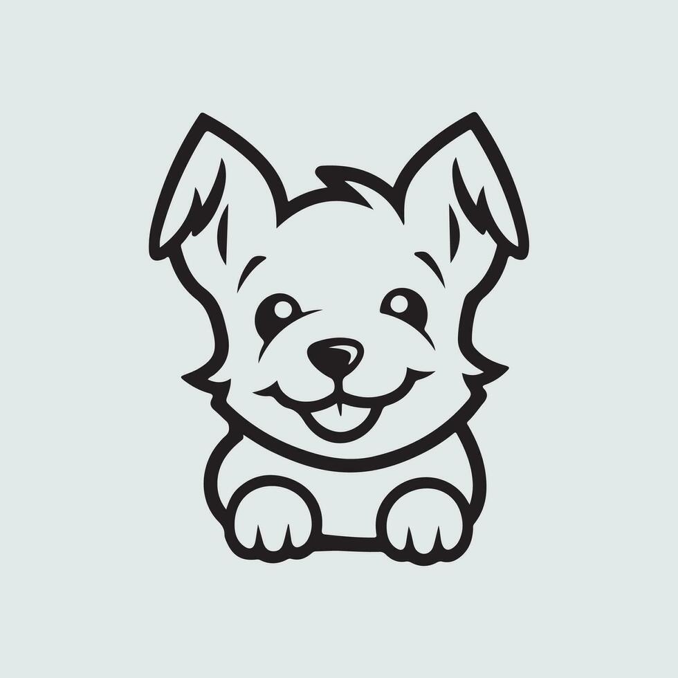 Dog Image Vector, illustration of a dog vector