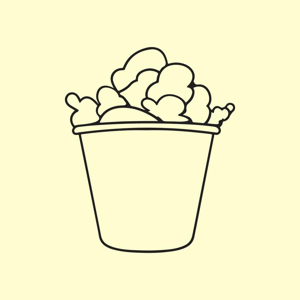 palomitas de maiz vector imágenes, logo, ilustración