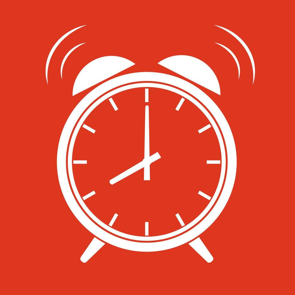 The Alarm clock icon. vector