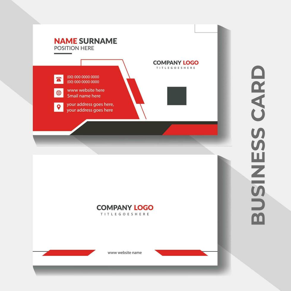 Medical Business card Modern health care medical card doctor business card vector