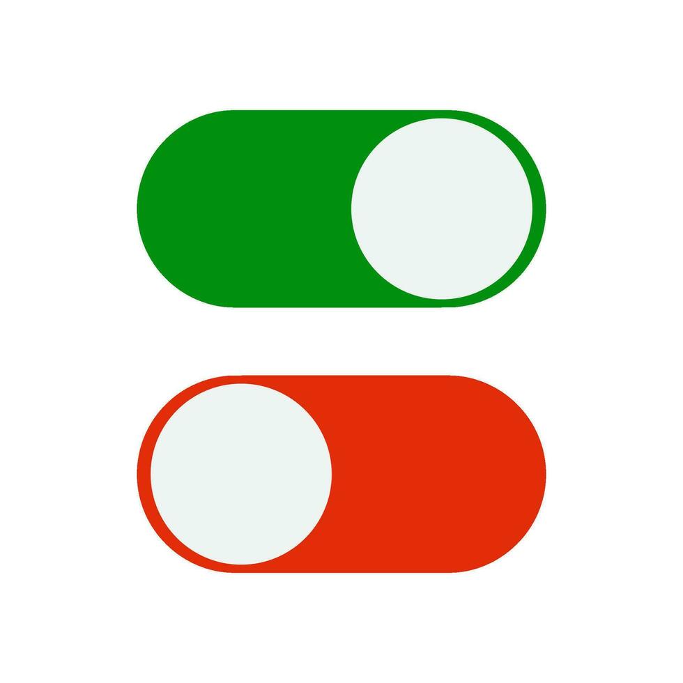 Toggle switch icon vector