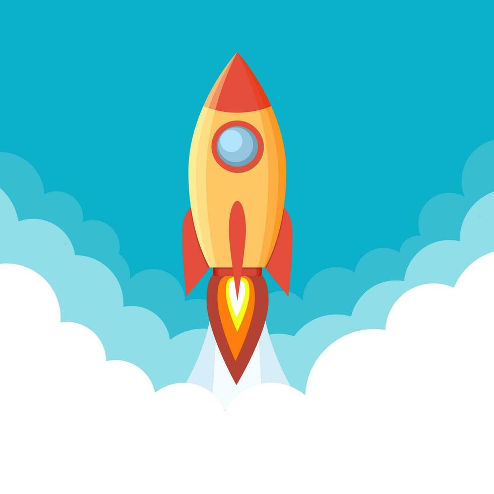 Start up concept flat style. vector