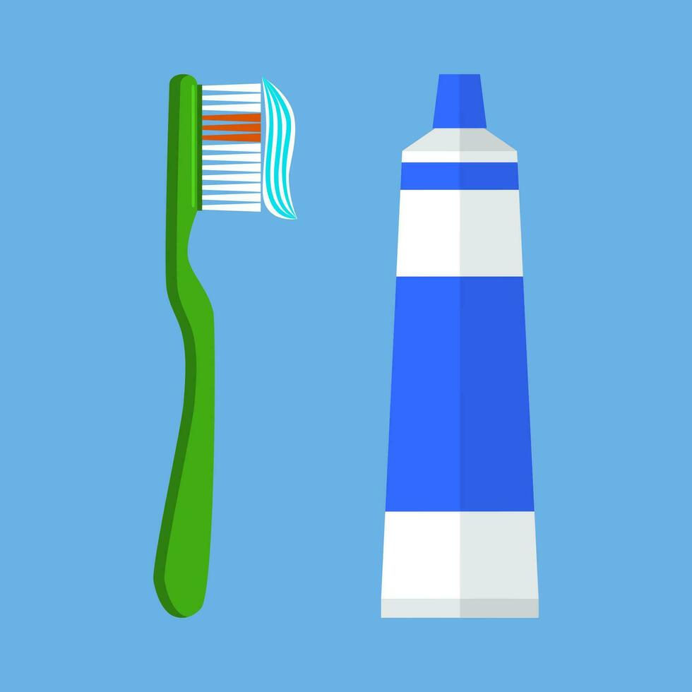 Tooth brush vector illustration.