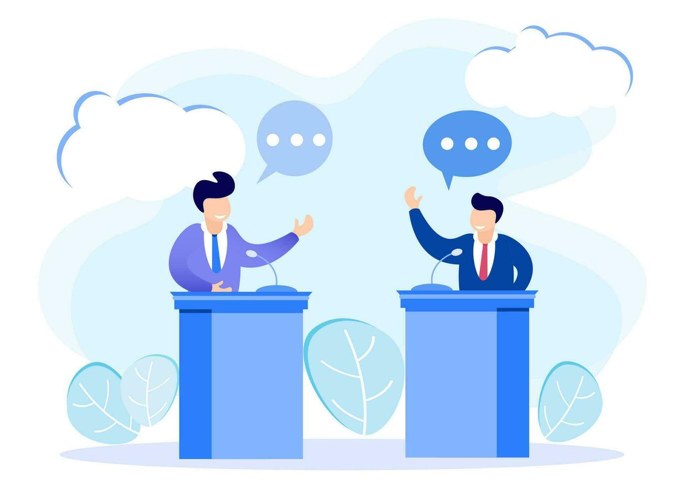 Illustration vector graphic cartoon character of democracy