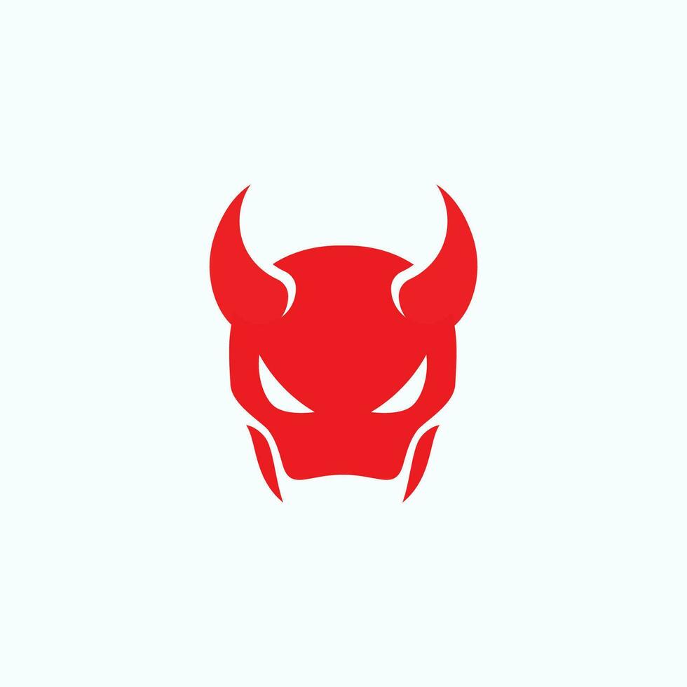Devil logo symbol vector template