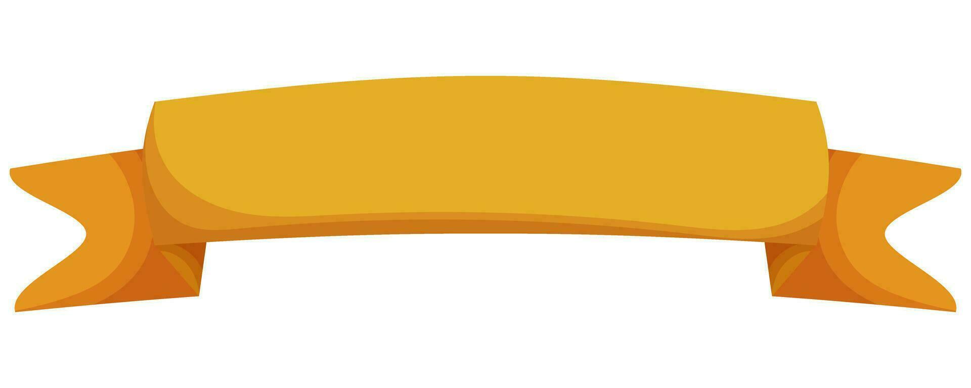 St. Patricks Day holiday orange ribbon vector