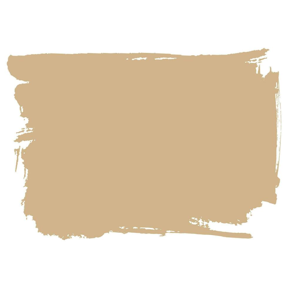 brown tan shade ink paint brush stroke vector