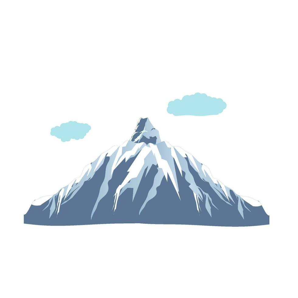 Mountain icon illustration vector