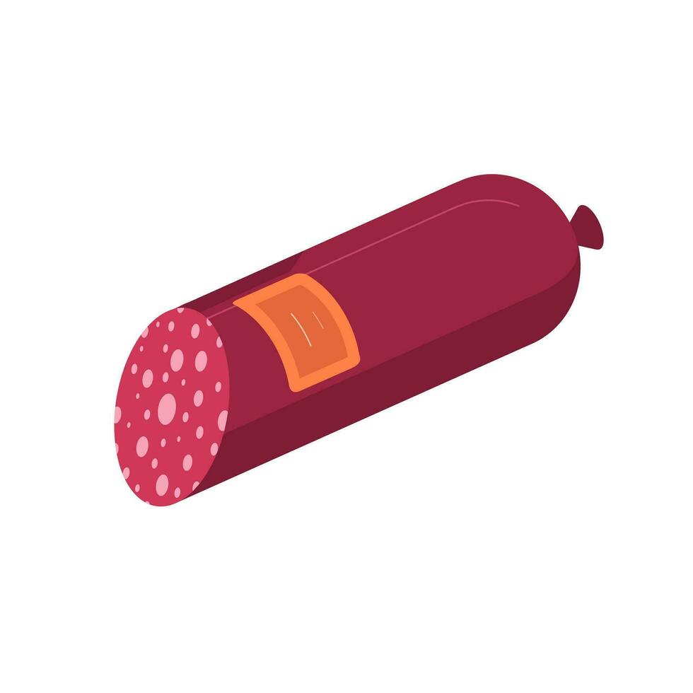 salami vector ilustración