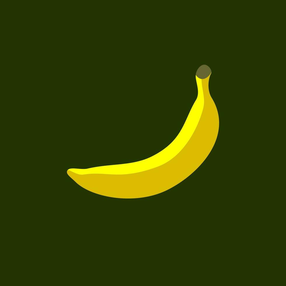 amarillo plátano vector