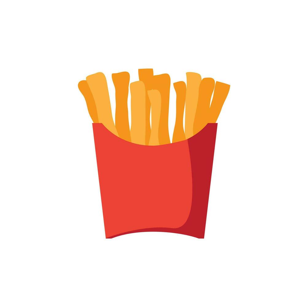 French fries potato vector