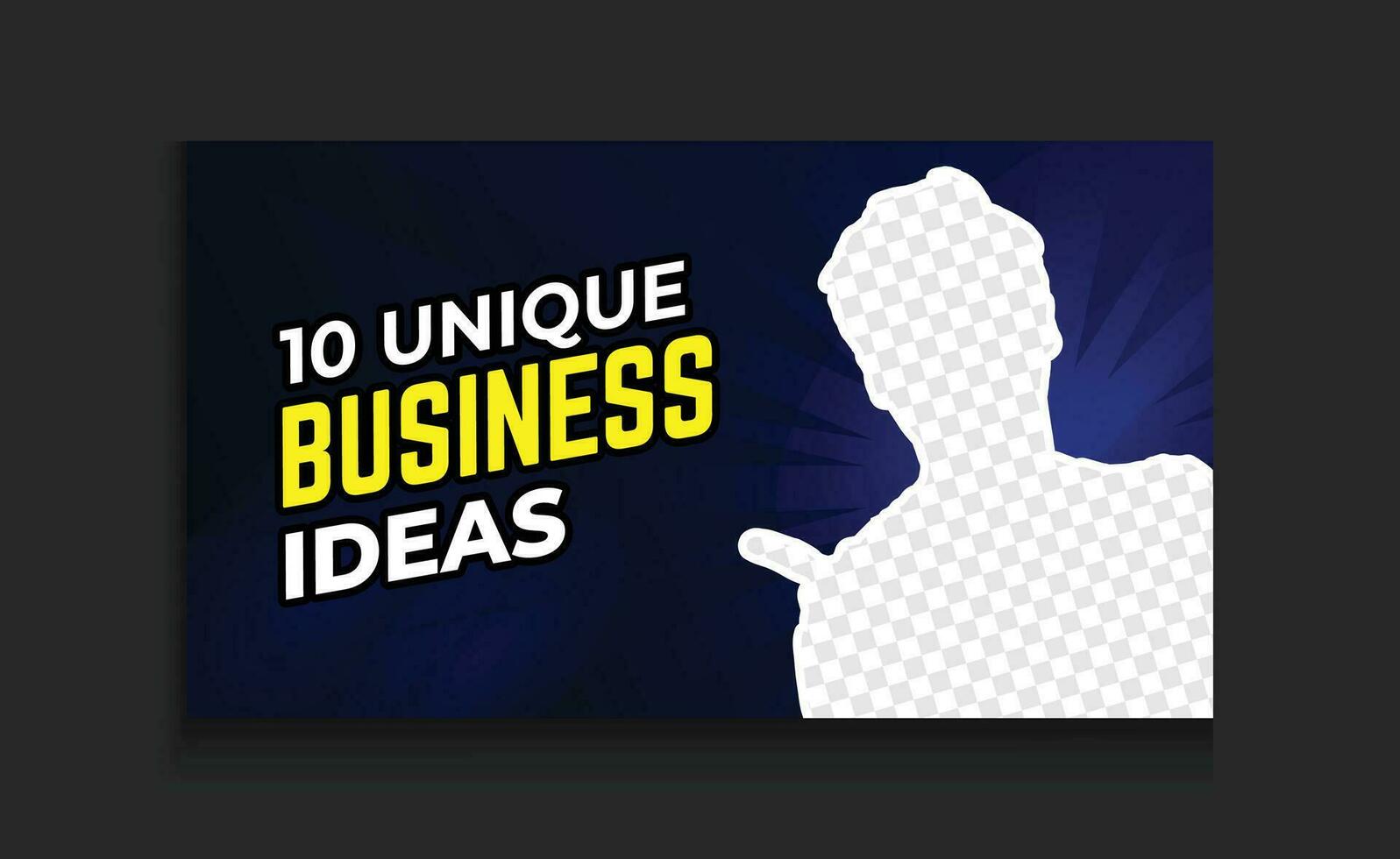 Online Business Success Secrets eye catching bold and colorful Editable thumbnail design template with strong understanding and creative style vector
