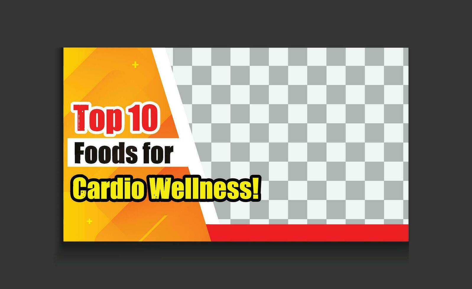 health and fitness yoga training video thumbnail Template with attractive style vector design