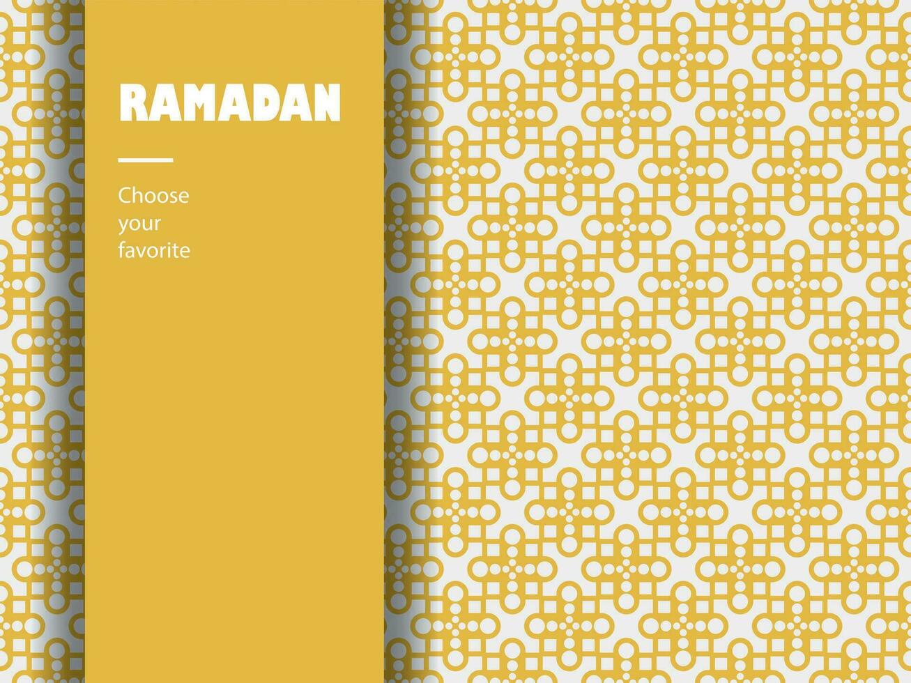 Arábica modelo islámico Ramadán fondo de pantalla sin costura vector antecedentes ornamental