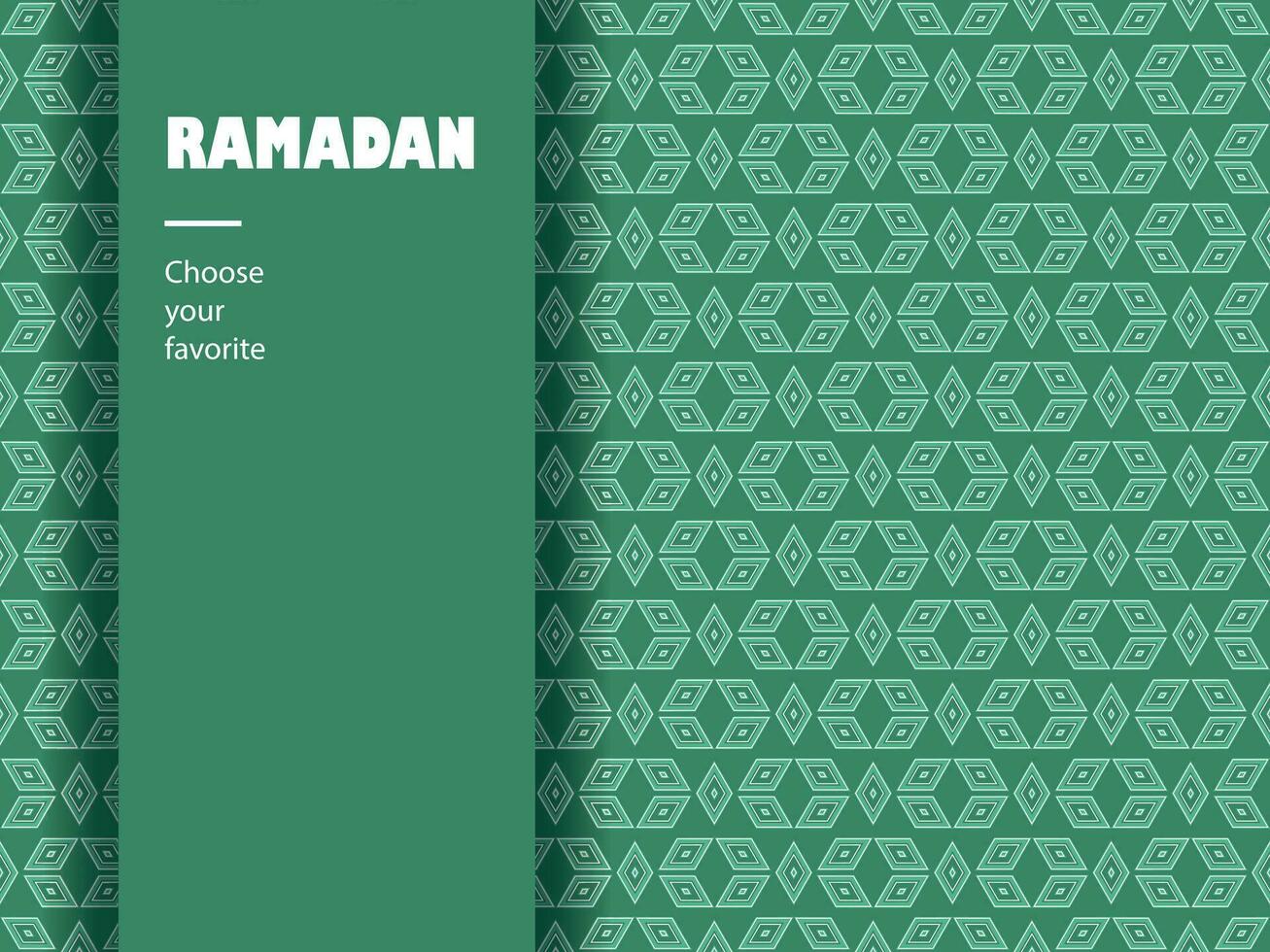 Arabic pattern Islamic Ramadan wallpaper seamless vector background ornamental