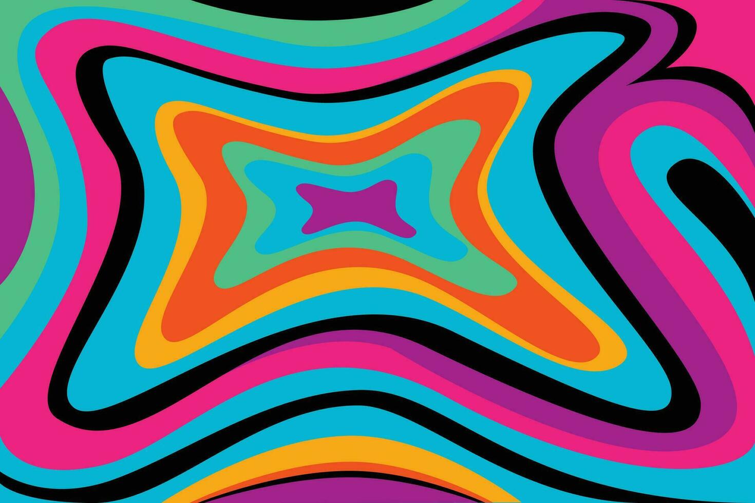 Psychedelic background vector illustration