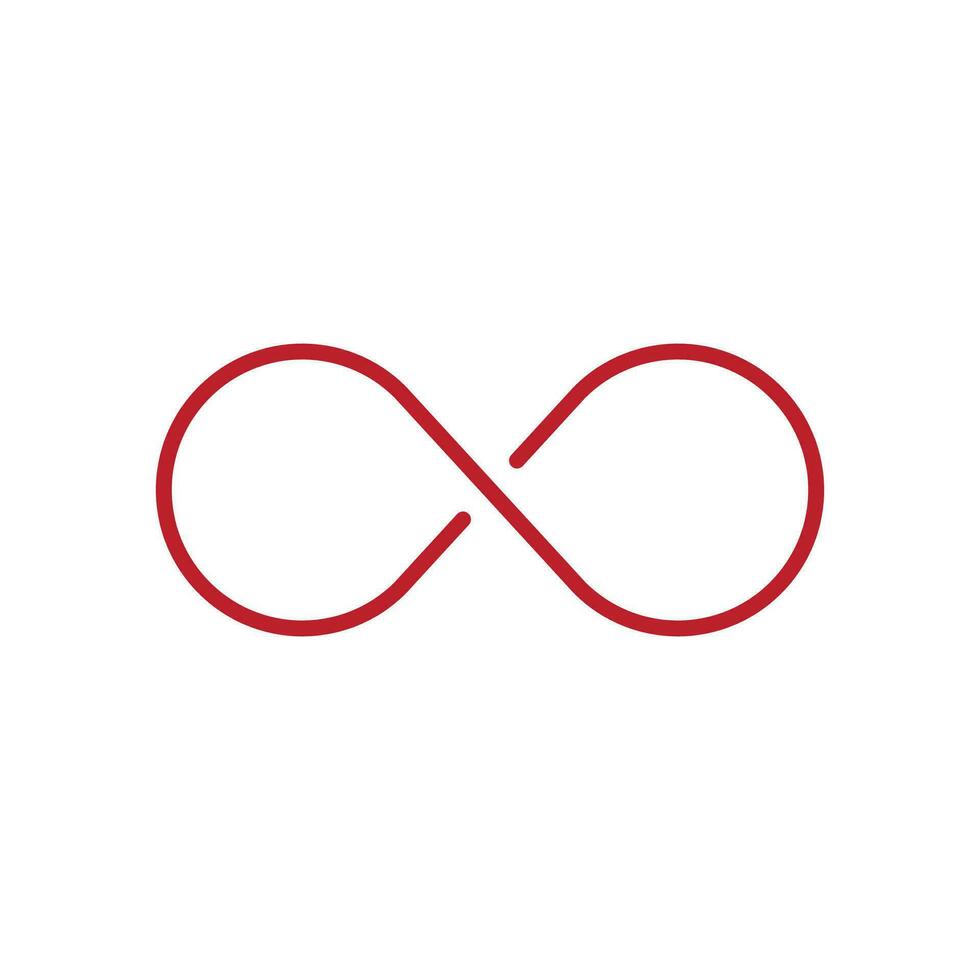infinito logo y símbolo modelo íconos vector ilustración