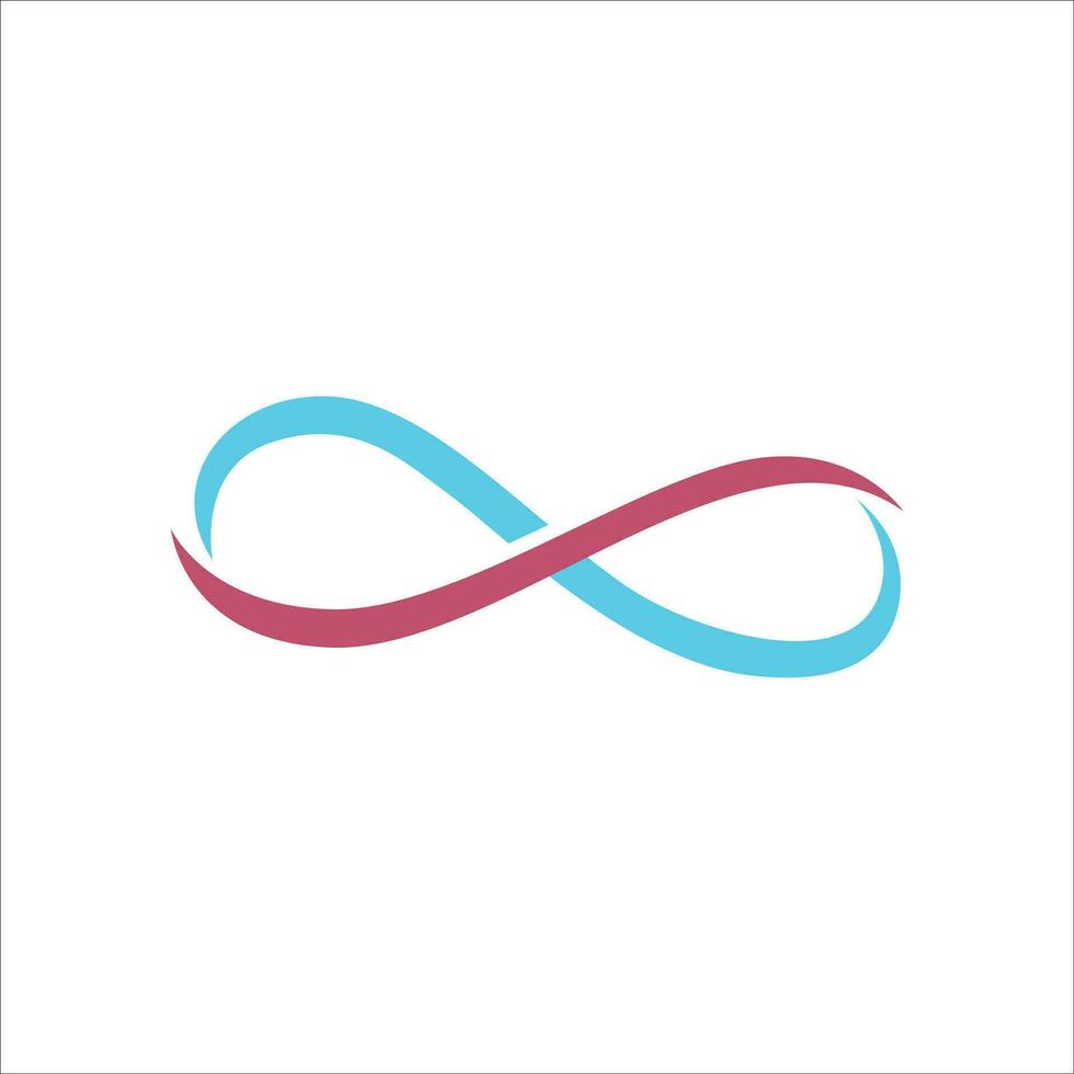 infinito logo y símbolo modelo íconos vector ilustración.