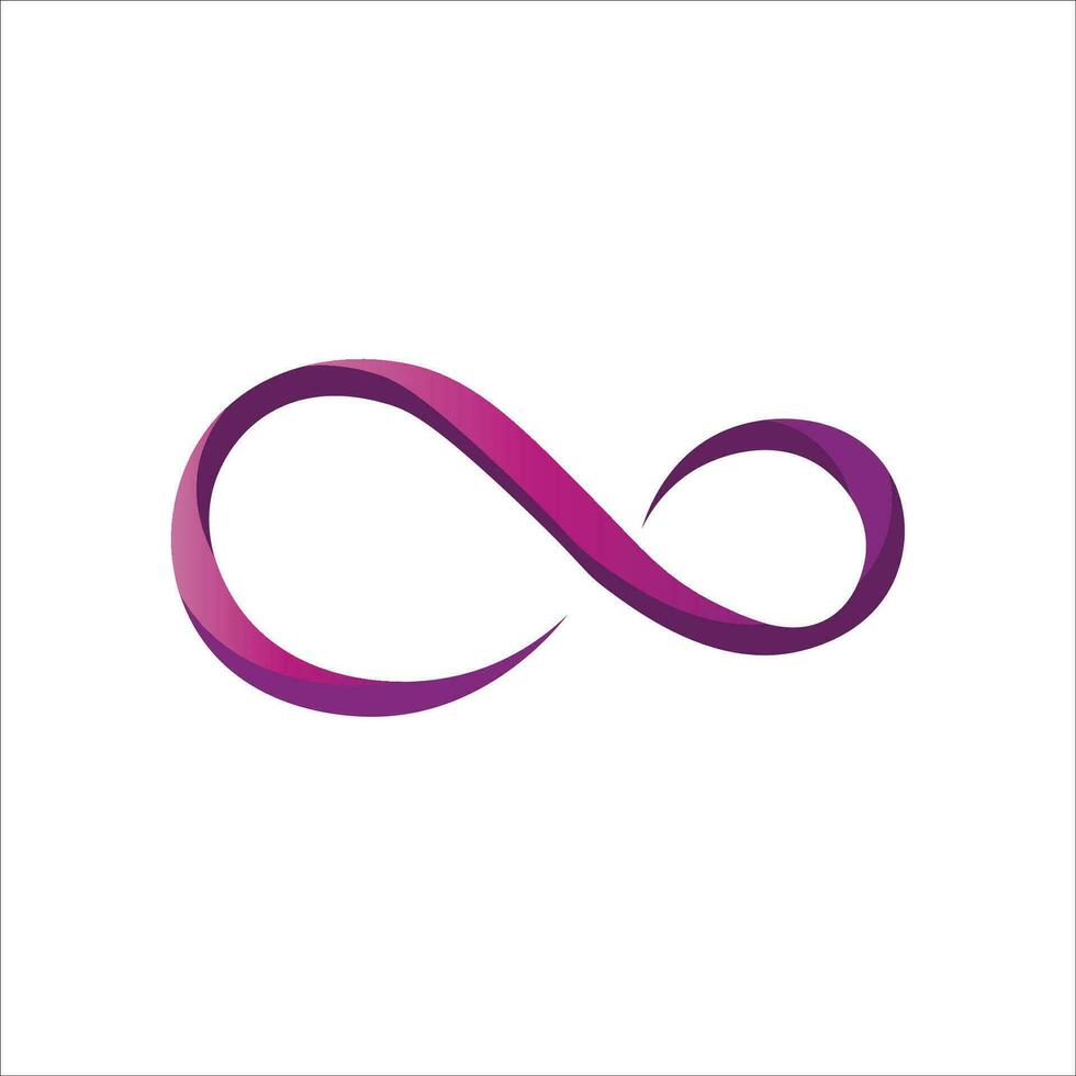 infinito logo y símbolo modelo íconos vector ilustración.