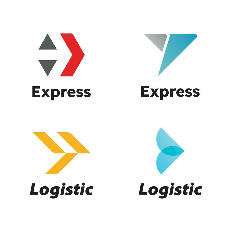 Express logo Vector icon design illustration Template