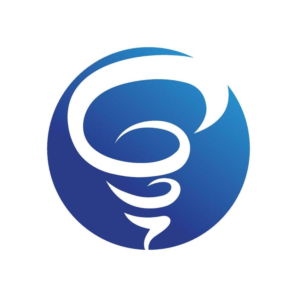 Hurricane logo symbol abstract icon vector illustrationtwist or twister logo template