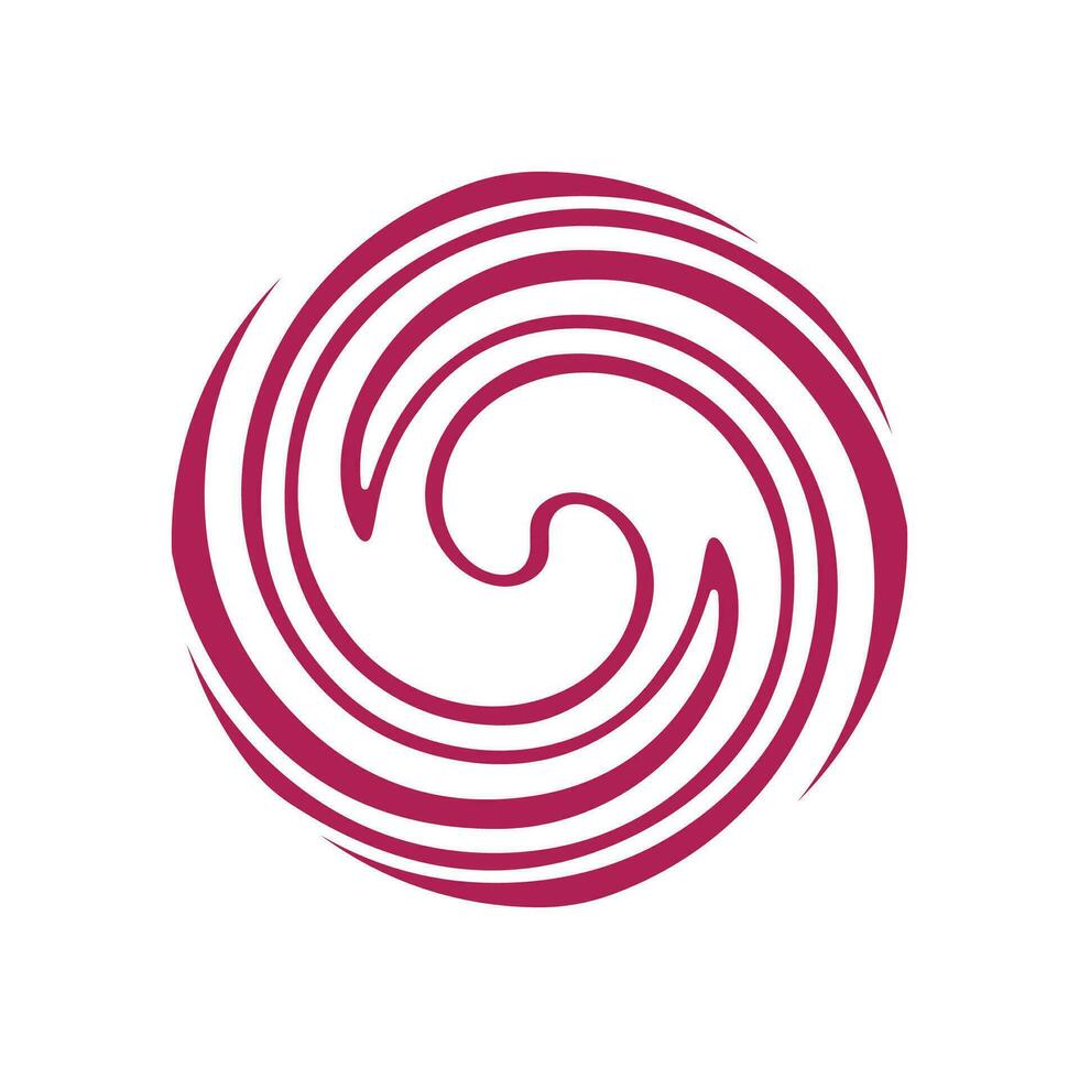Hurricane logo symbol abstract icon vector illustrationtwist or twister logo template