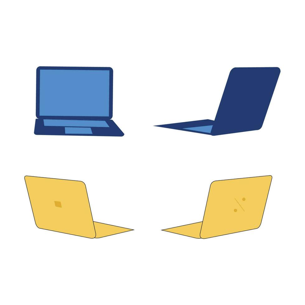 icono de vector de laptop