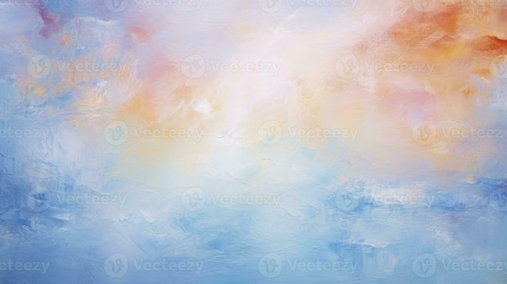 AI generated Modern impressionism technique. Wall poster print template. Abstract painting art. Hand drawn by dry brush of paint background texture. Oil painting style photo