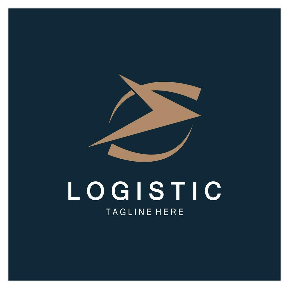 logistics logo icon illustration vector design  distribution symbol  delivery of goods  economy  finance