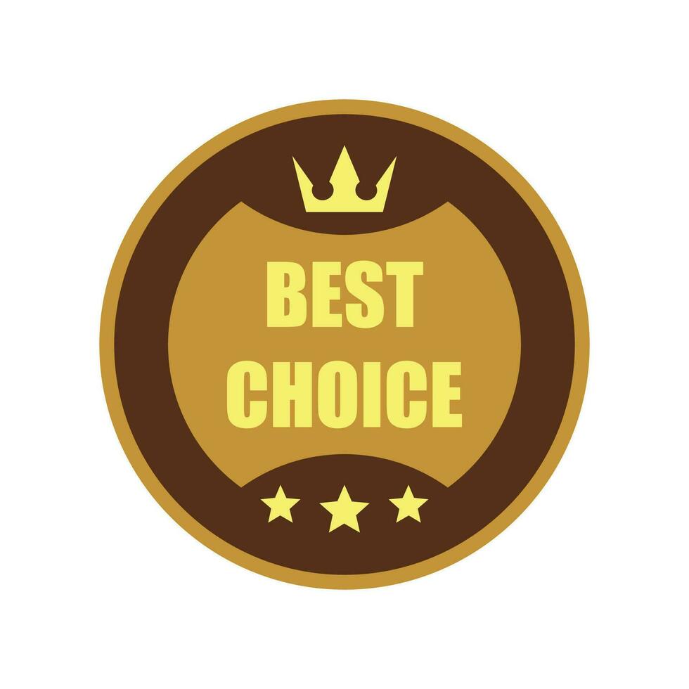 best choice warranty label. guarantee sign and symbol. vector