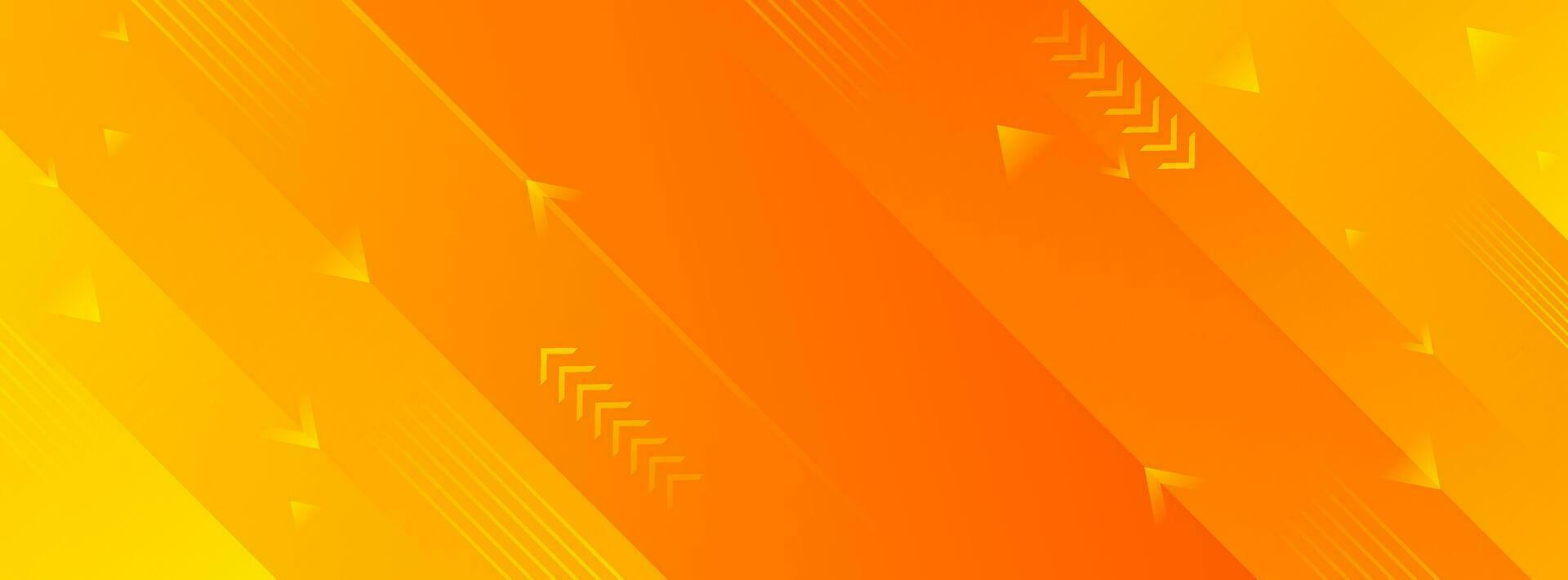 Banner background abstract .Colorful. Orange and yellow gradation. Element memphis. Trendy vector