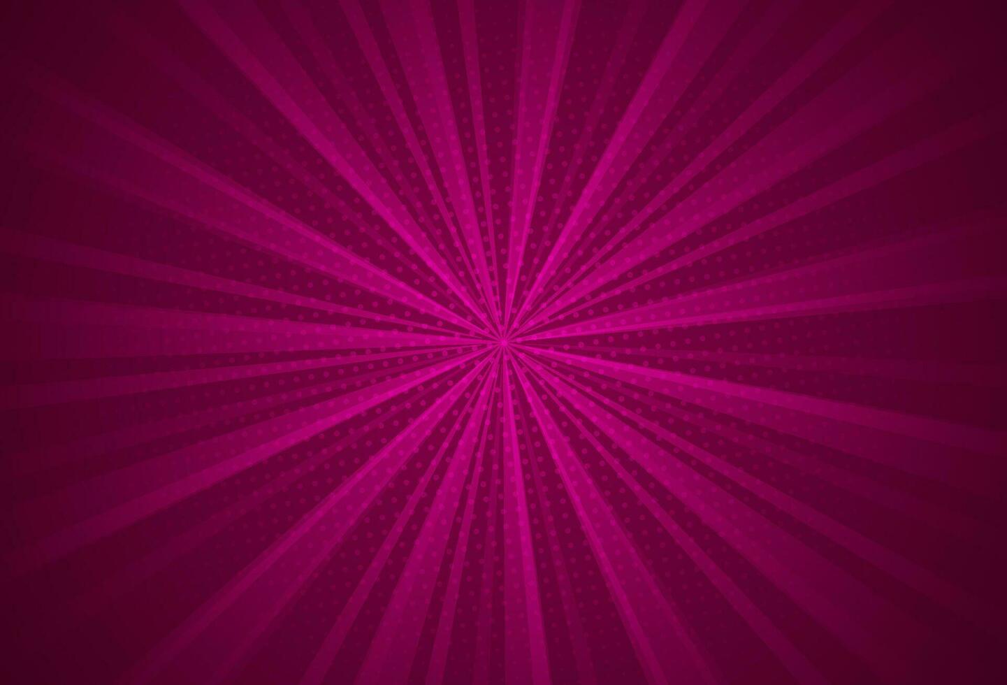 Comic background abstract . Bright color. red gradation. Halftone. Zoom effect pattern vector