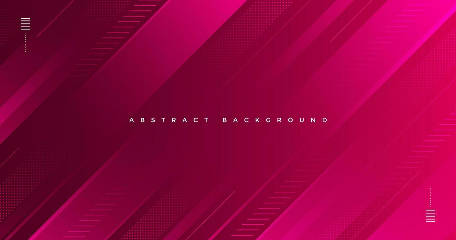 Modern abstract background. Dark pink and pink gradation. Memphis vector