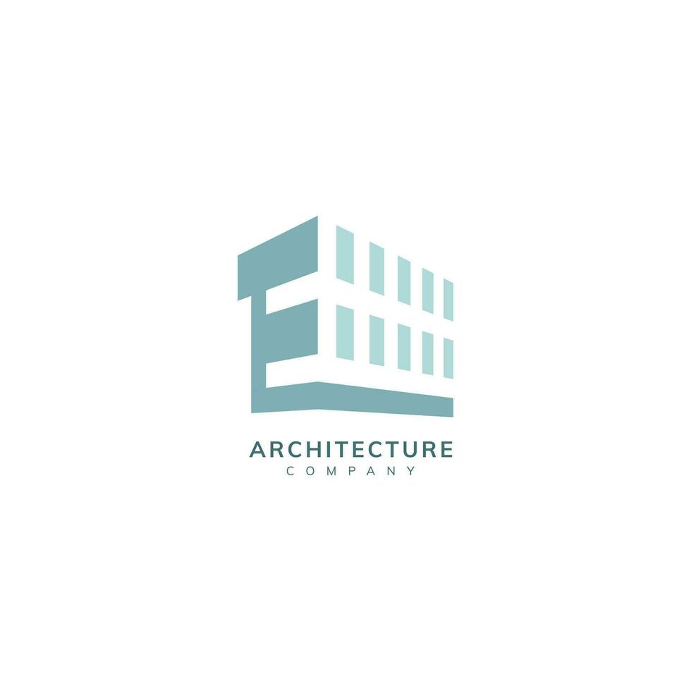 Simple and minimalist concept architecture logo. Modern logo. Soft color. For your business. vector