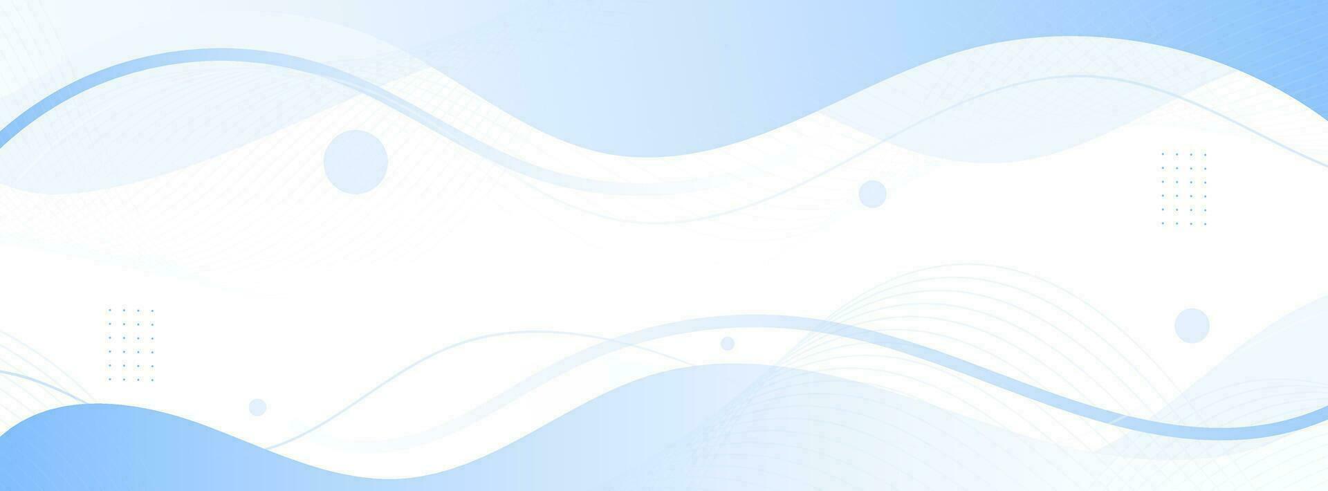 minimalista bandera antecedentes. azul gradación . ola efecto vector