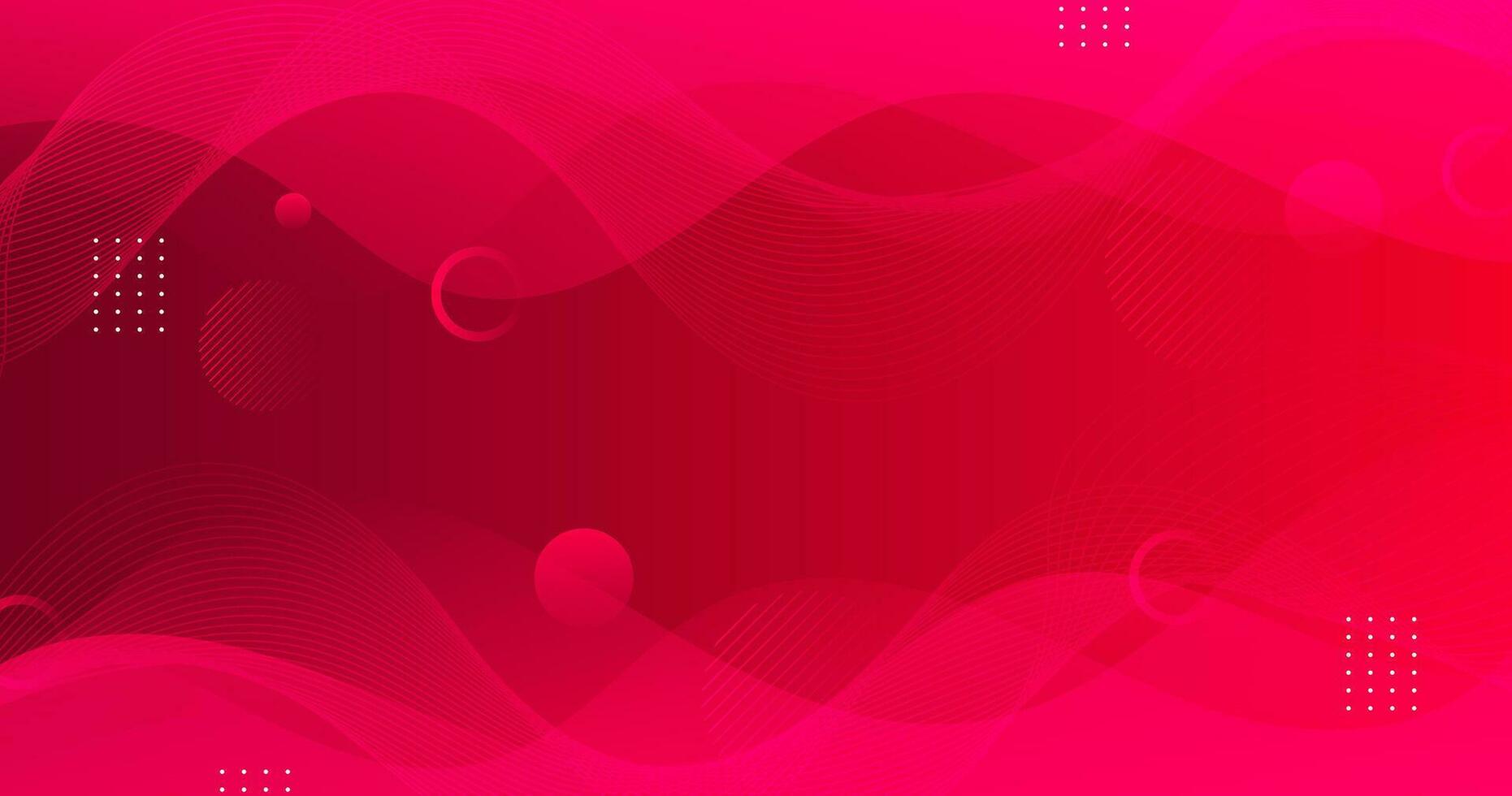 Banner background. Bright red gradation. Slash effect style. Wave style vector