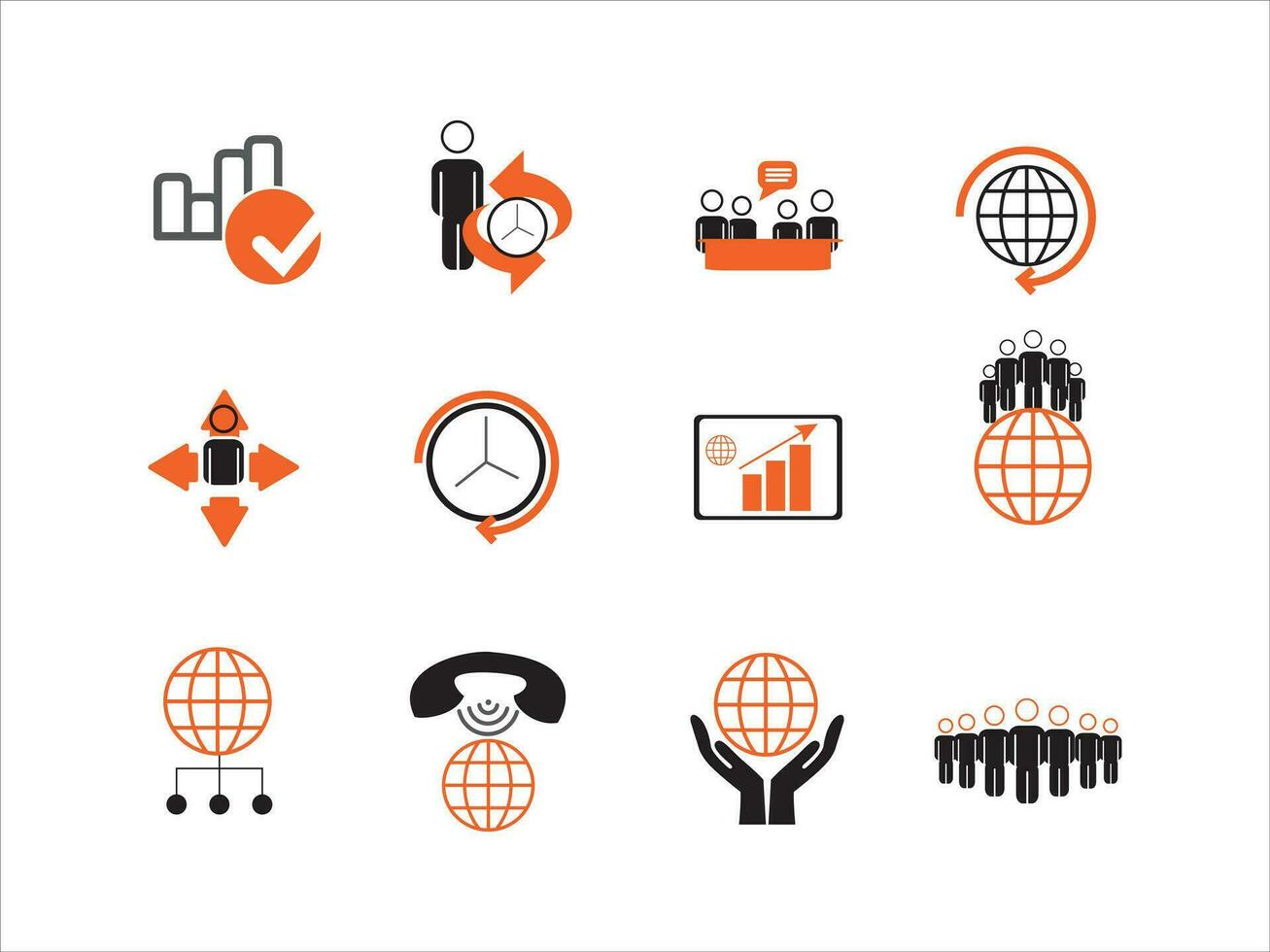Business icon design with marketing finance vector