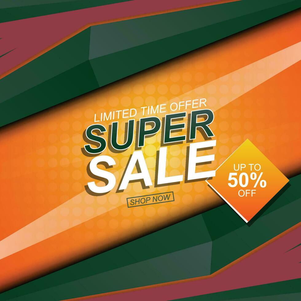 Sale banner background. vector