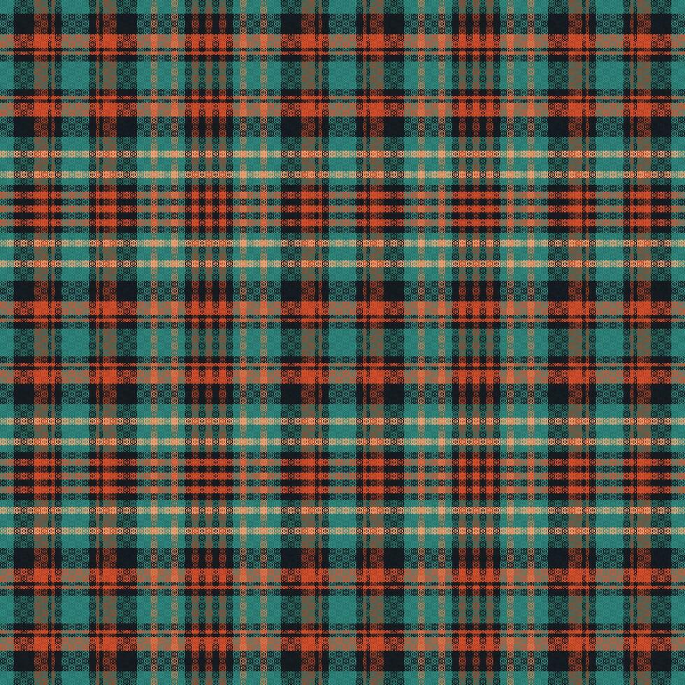 Tartan plaid pattern with texture and summer color. vector