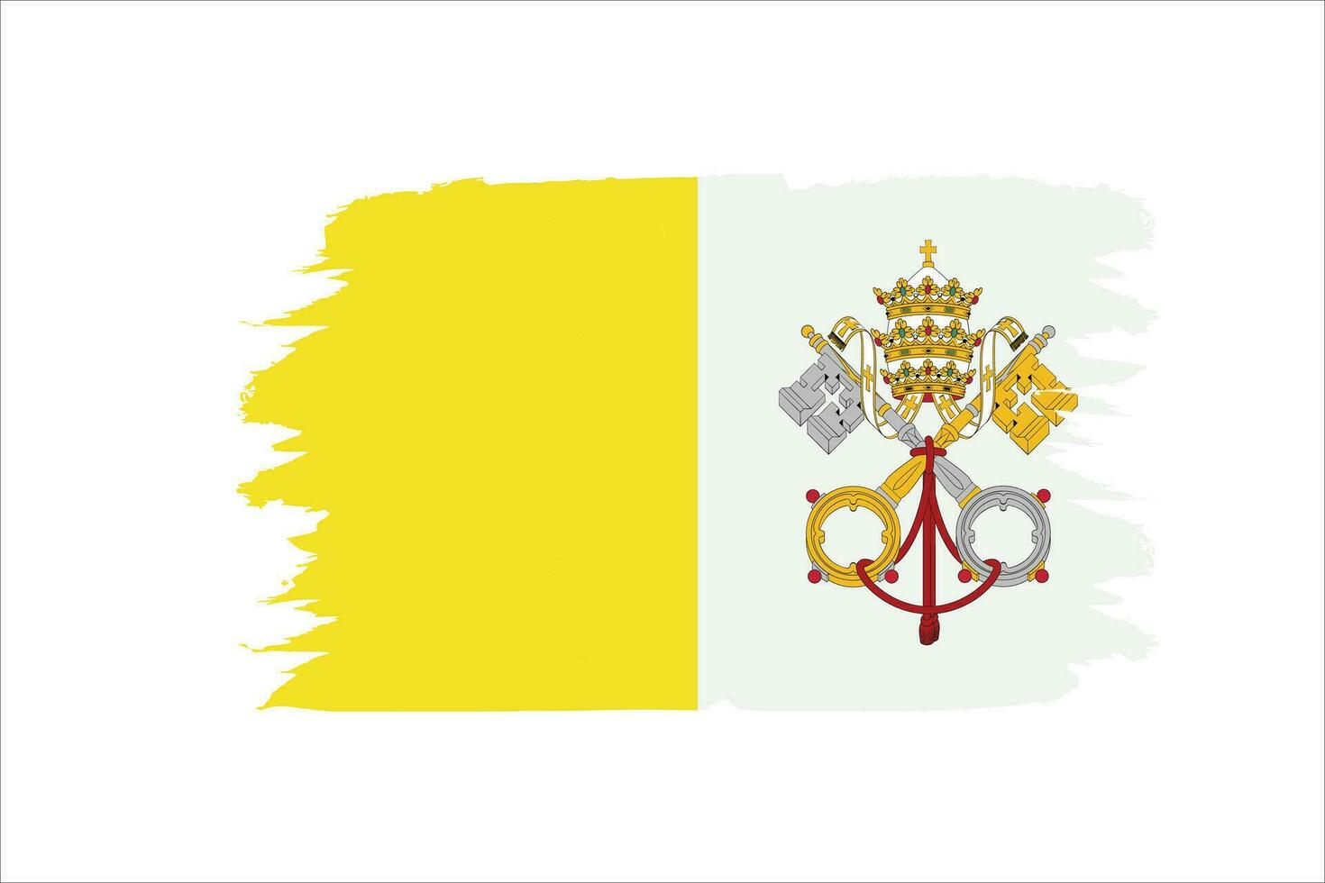 Vector Holy See flag background illustration texture