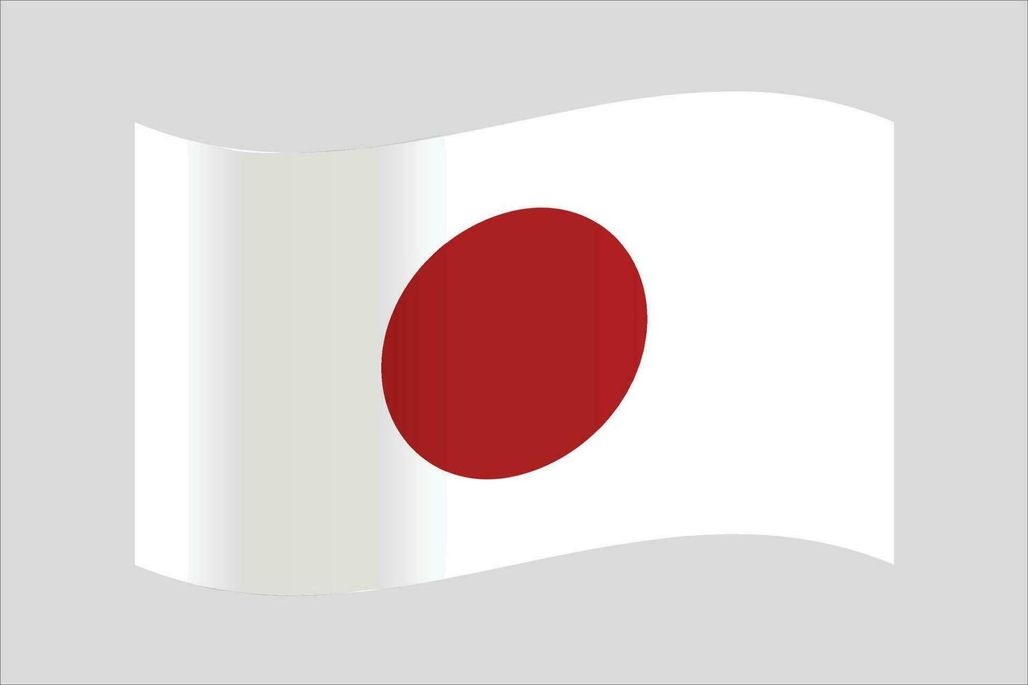 vector ilustración de Japón bandera