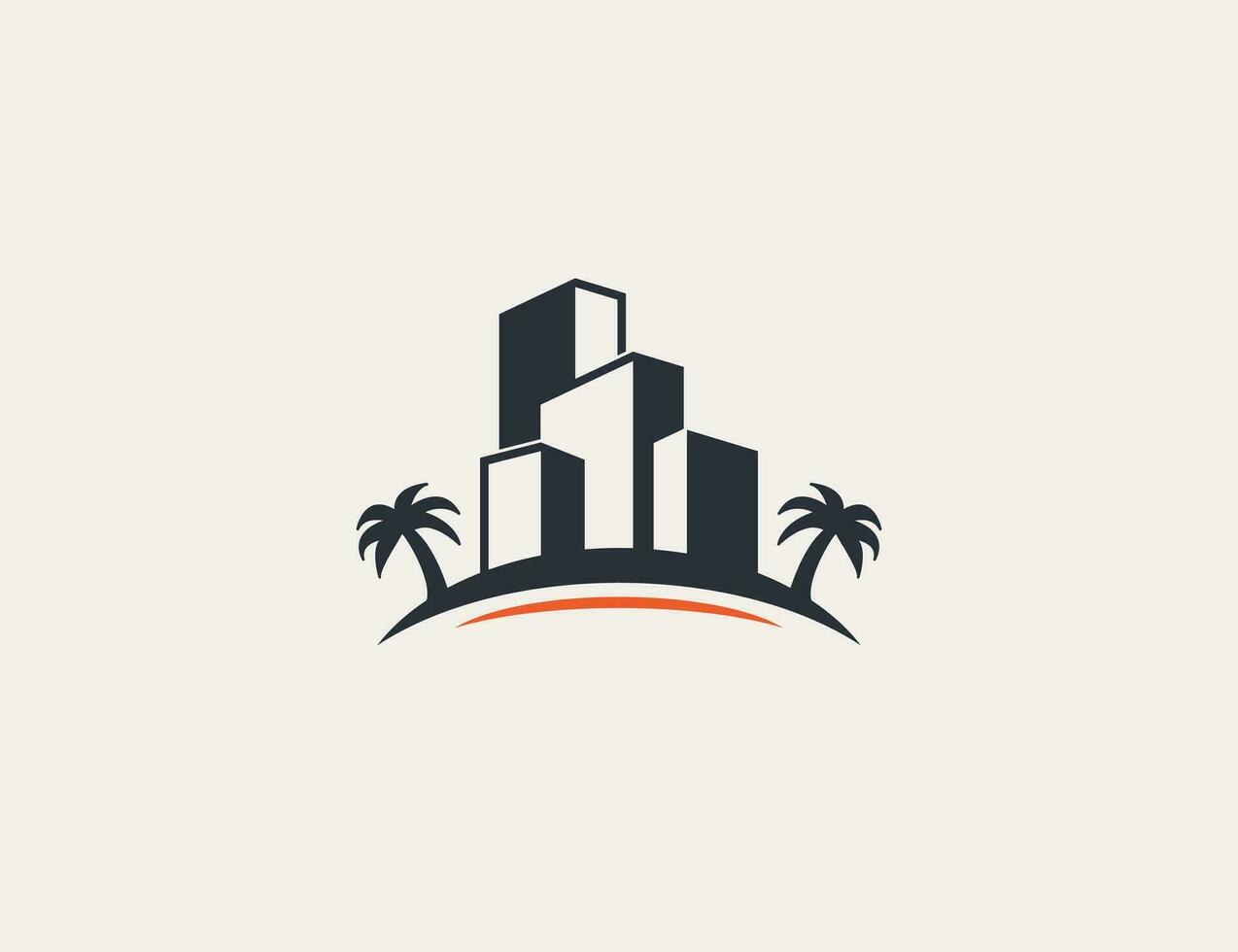 real inmuebles edificio logo concepto símbolo firmar icono elemento diseño. corredor de bienes raíces, casa, hipoteca, hogar logotipo vector ilustración modelo