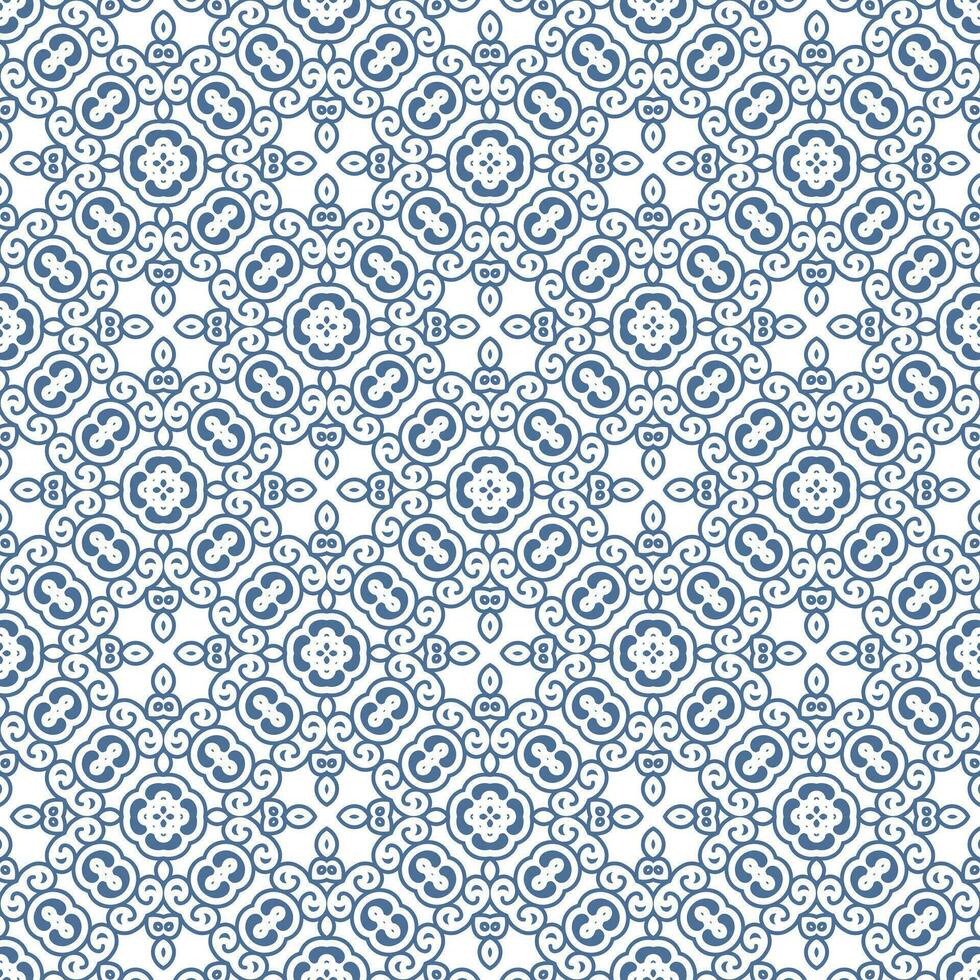 Seamless Pattern Geometric Line Ornament vector