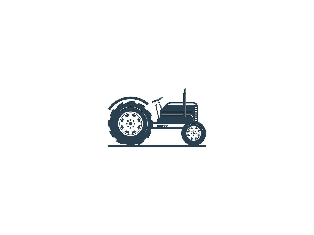 tractor logo vector icono ilustración, logo modelo