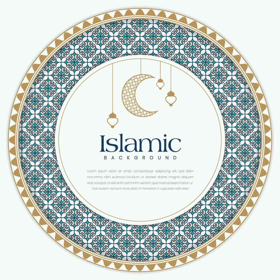 Circle Mandala Arabic vector