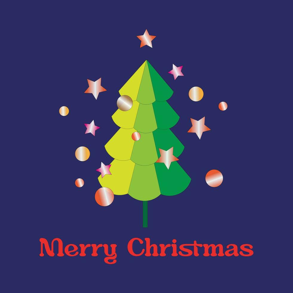 gratis vector Navidad árbol diseño