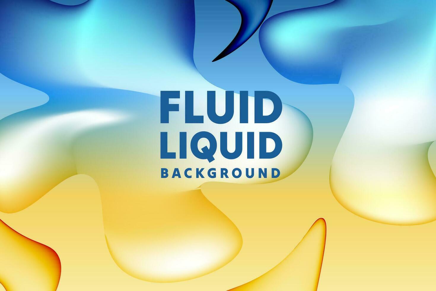 Colorful fluid 3D shapes. Abstract liquid gradient background, Wavy Background in Colorful Design. Fluid Shapes, Gradient design element for backgrounds, banners, wallpapers, posters and covers, vector