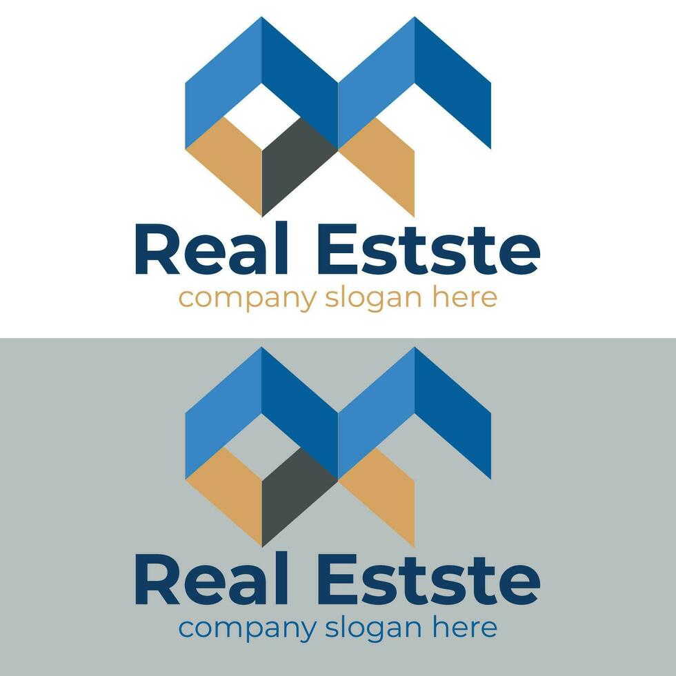 Logo Design Graphic House architecture design skyline real state corporate template icon vector