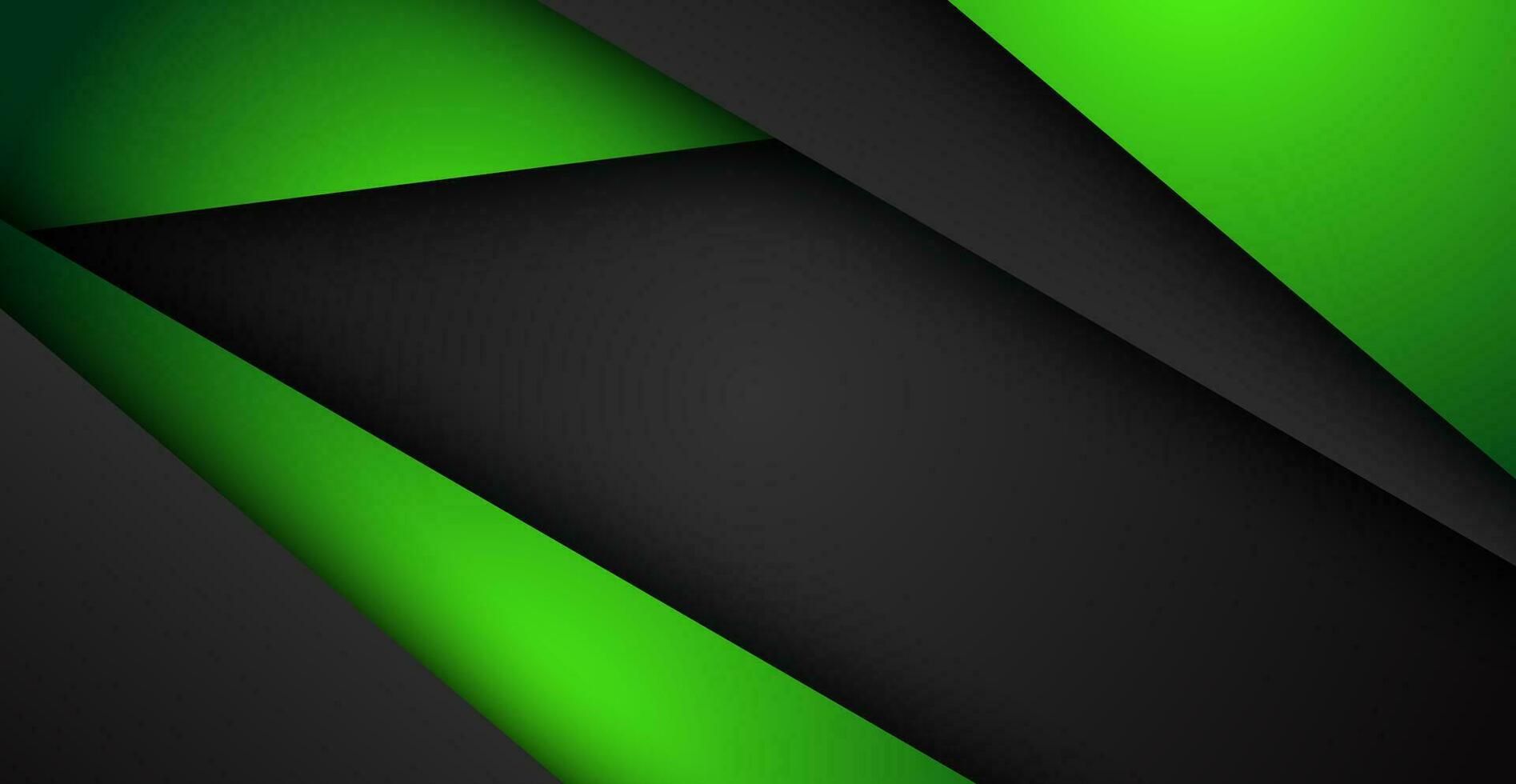 green background overlap dimension grey vector illustration message board for text and message design modern website
