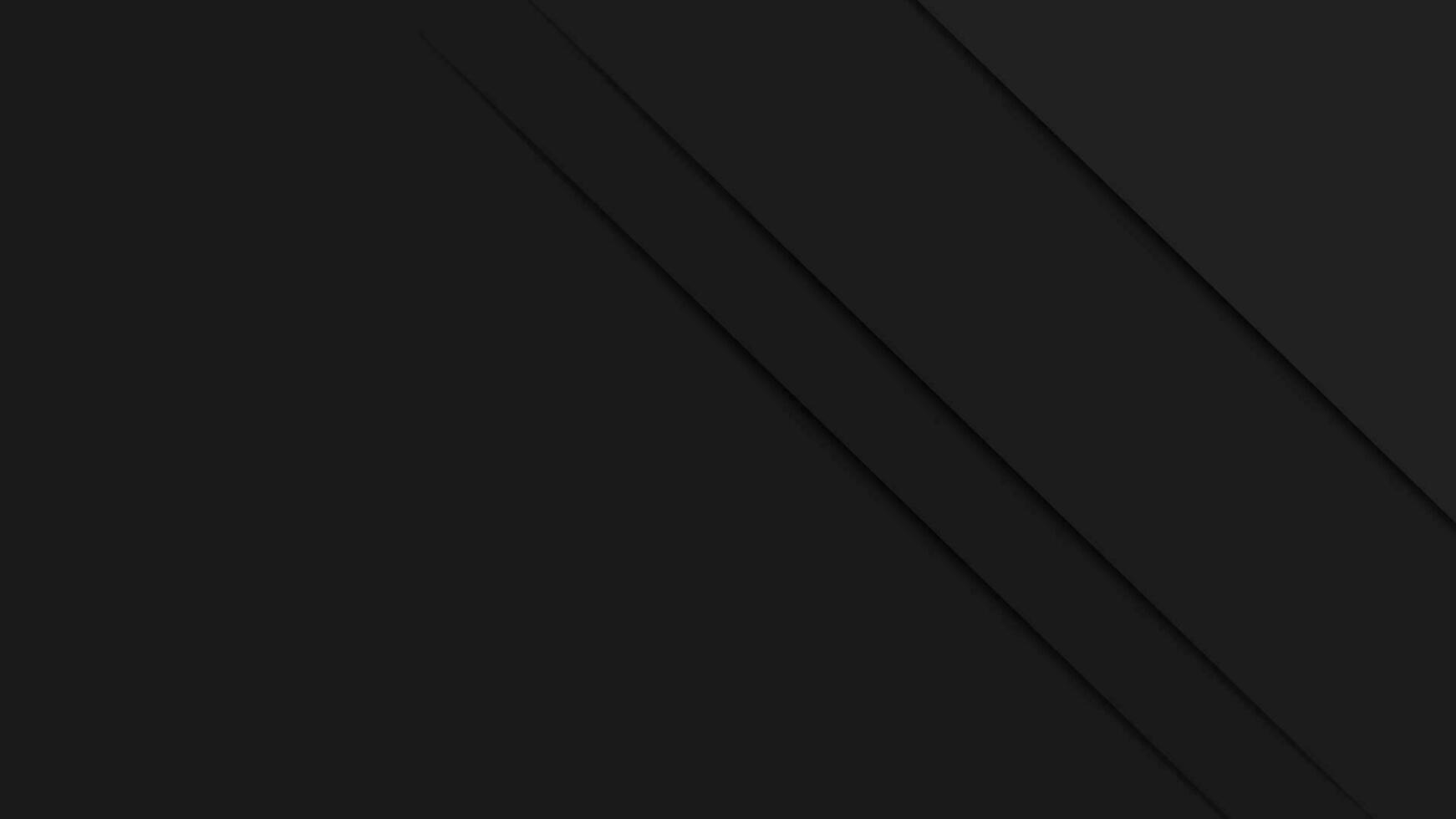 Abstract black geometric background design. Modern dark banner graphic with layer elements. Vector illustration